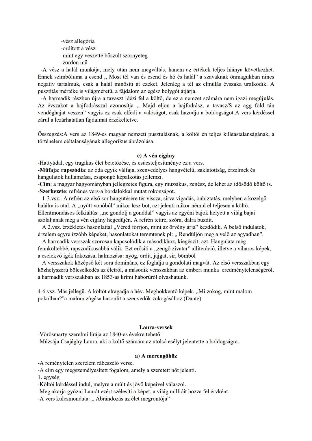 -A magyar romantika és reformkor legnagyobb költője.
-A ,,haza és az emberiség” gondolatának szerves egységbe foglalásával költészete világi