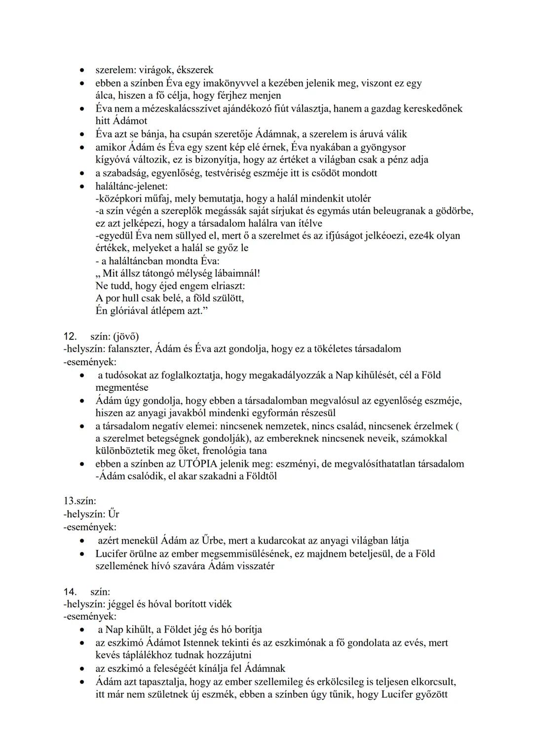 -Madách főműve
10. tétel: Madách Imre: Az ember tragédiája
-műfaj: drámai költemény=verses dráma (a műfajok keveredése tapasztalható:
romant