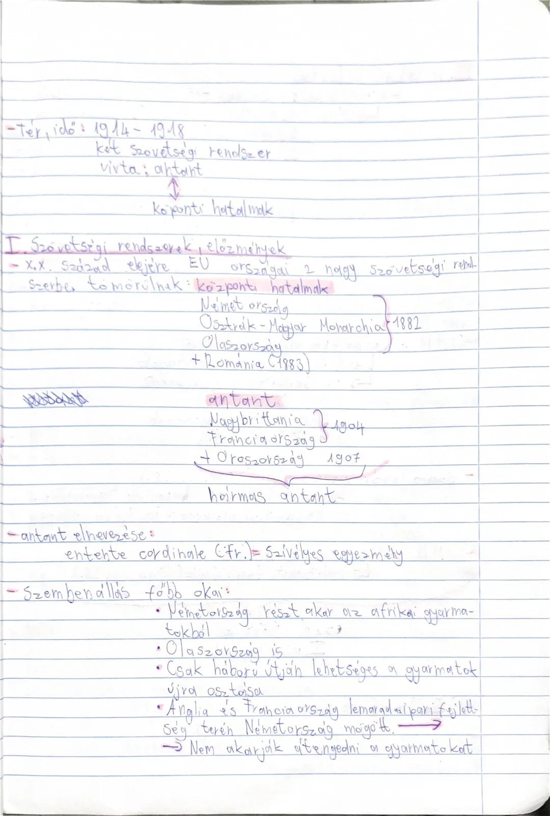 Az 1. Világháború