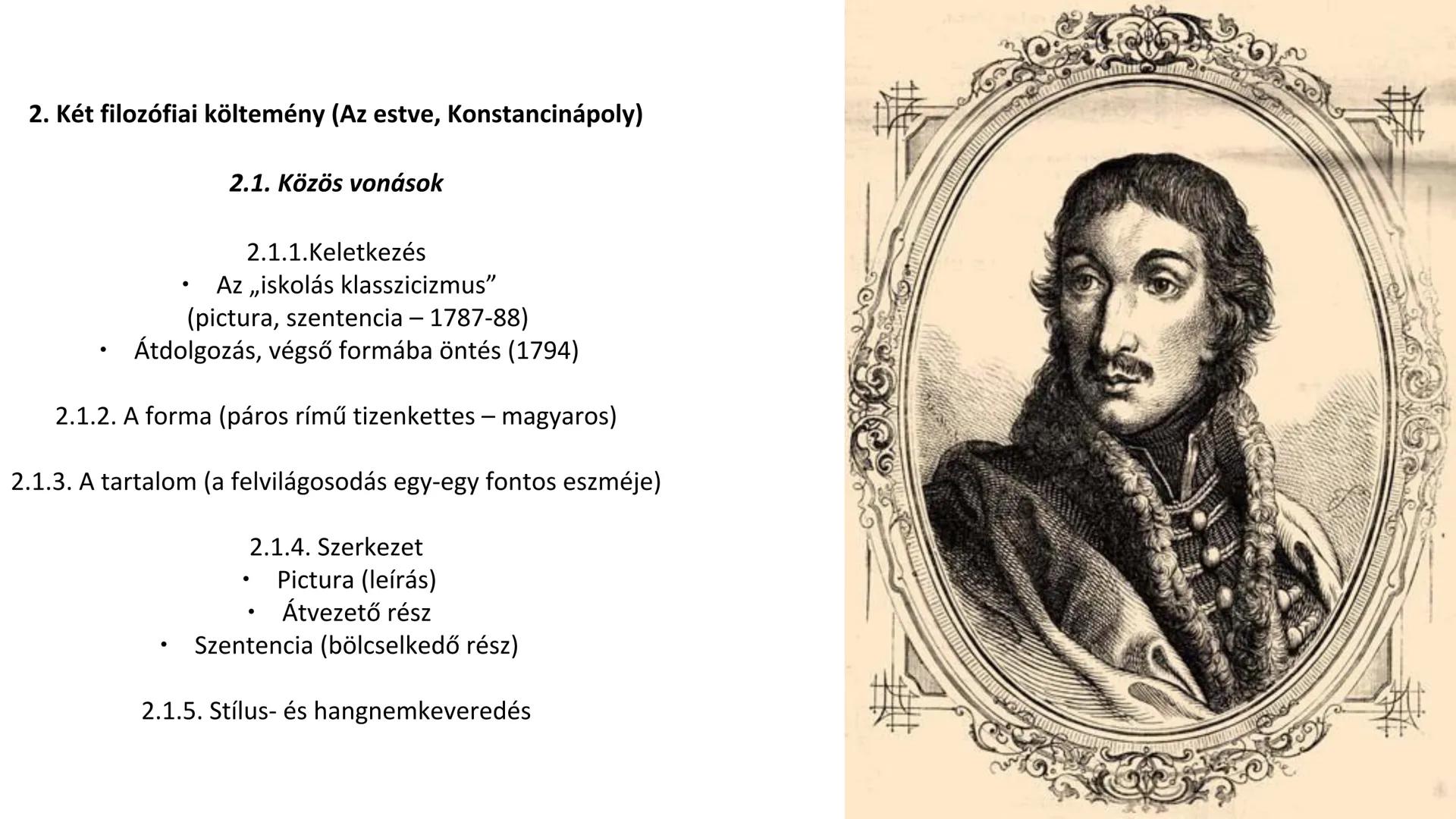 ## Csokonai Vitéz Mihály
1773-1805 1. Csokonai Vitéz Mihály (1773-1805) portré
1.1. A magyar felvilágosodás korának (1772-1825)
egyik jelen