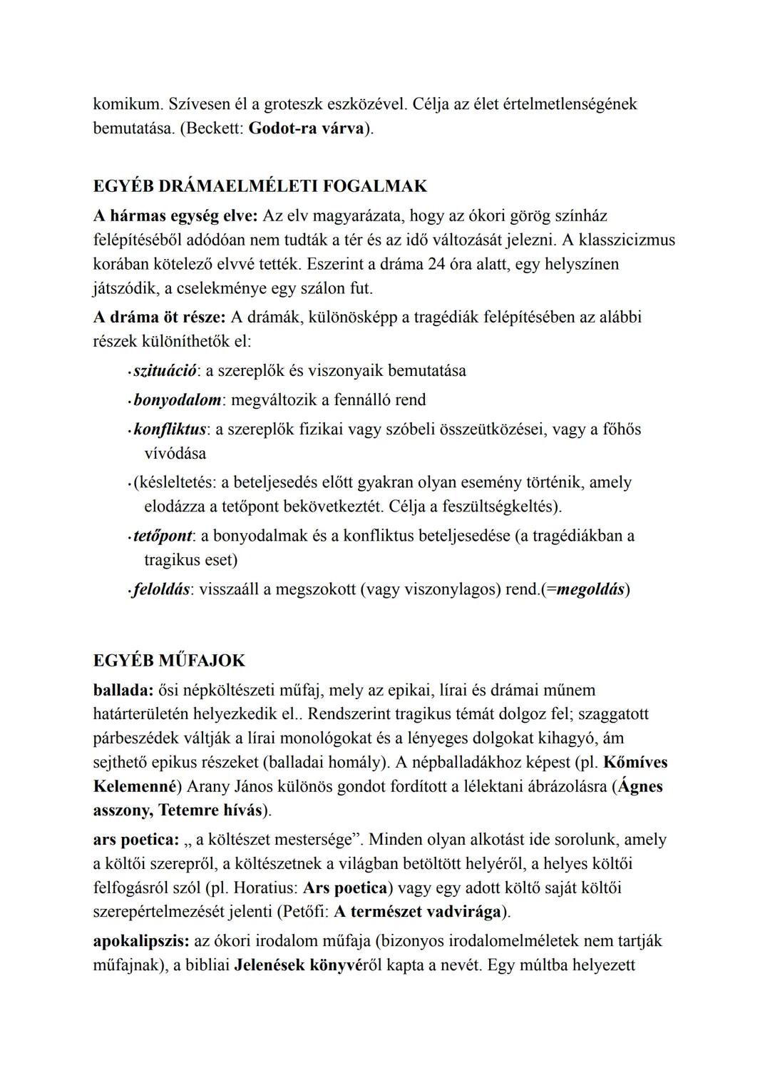 LÍRAI MŰFAJOK
dal: élményeken alapuló, kis terjedelmű lírai műfaj. Egyszerű érzelmet tisztán,
közvetlenül kifejező költemény. Hangneme egysé