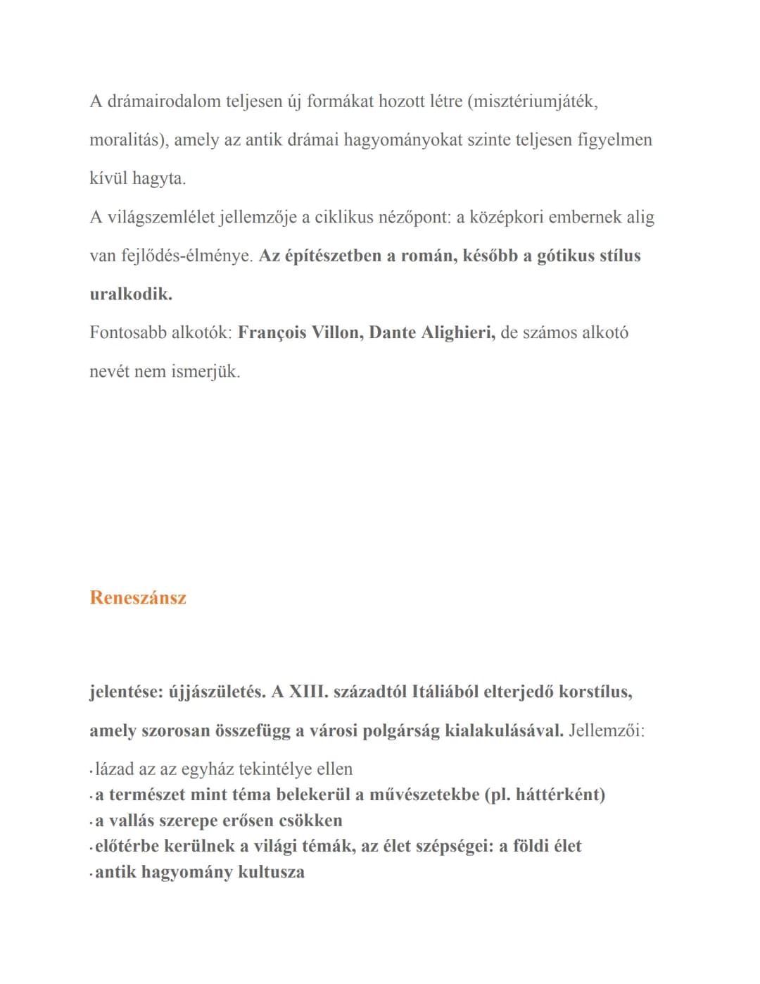## Középkor
## Korstílusok, stílusirányzatok
Művelődéstörténeti korszak.
A „középkor” fogalma történelmileg a Római Birodalom bukásához
kö