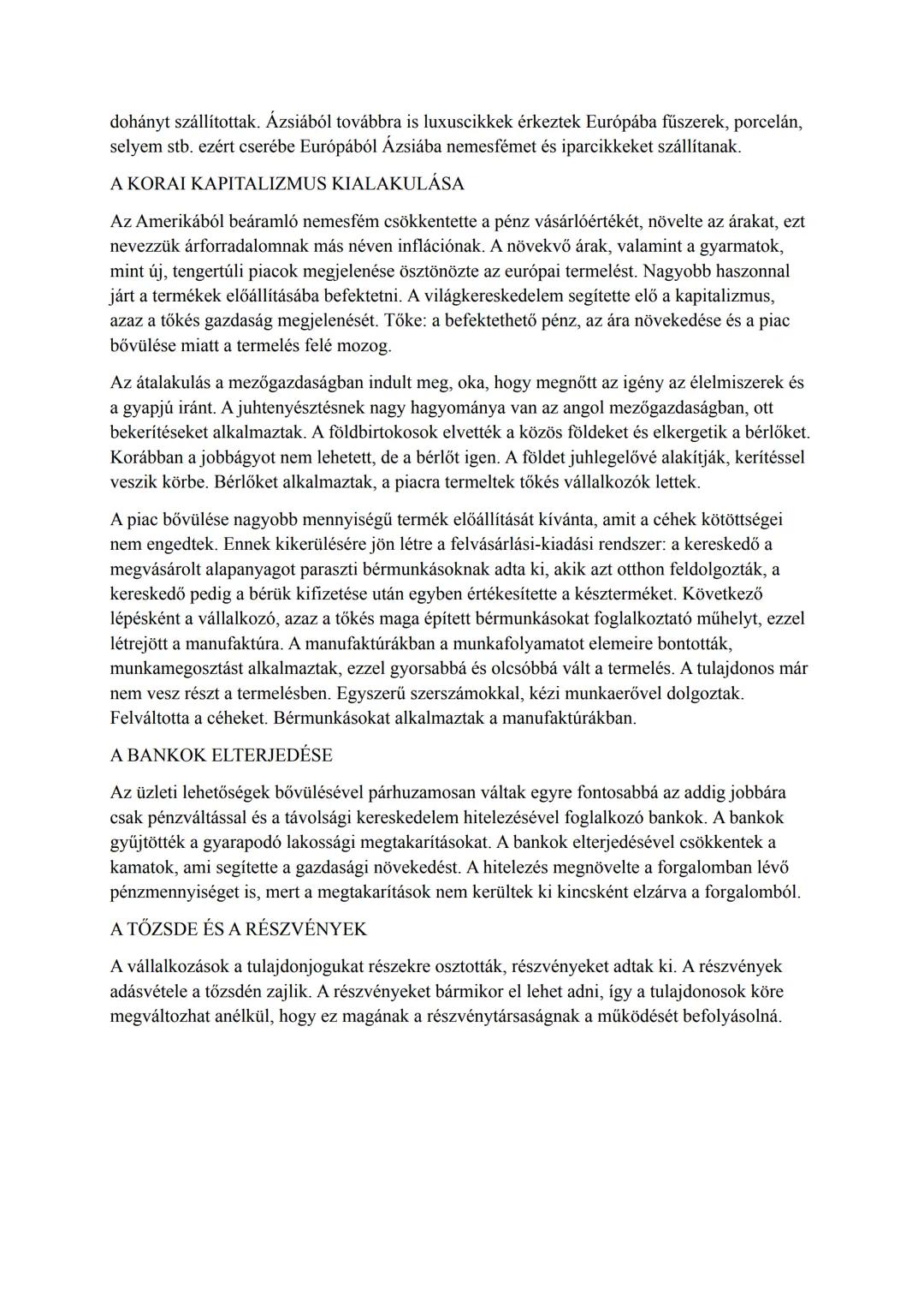 6. A nagy földrajzi felfedezések és a korai kapitalizmus
A nagy földrajzi felfedezések a 15-16. század fordulóján zajlottak, az újkort 1492-