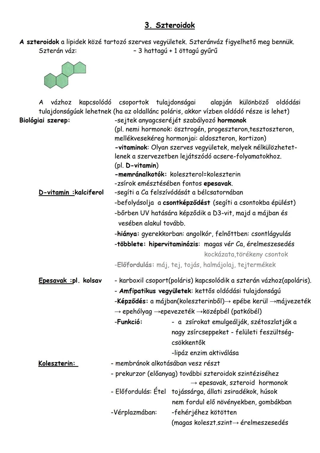 ## Lipidek
Lipid:
Olyan vegyület, mely zsíroldószerekben oldódik.
-vegyületcsoport
Közös tulajdonság:
-apoláris osz-ben (benzol, kloroform