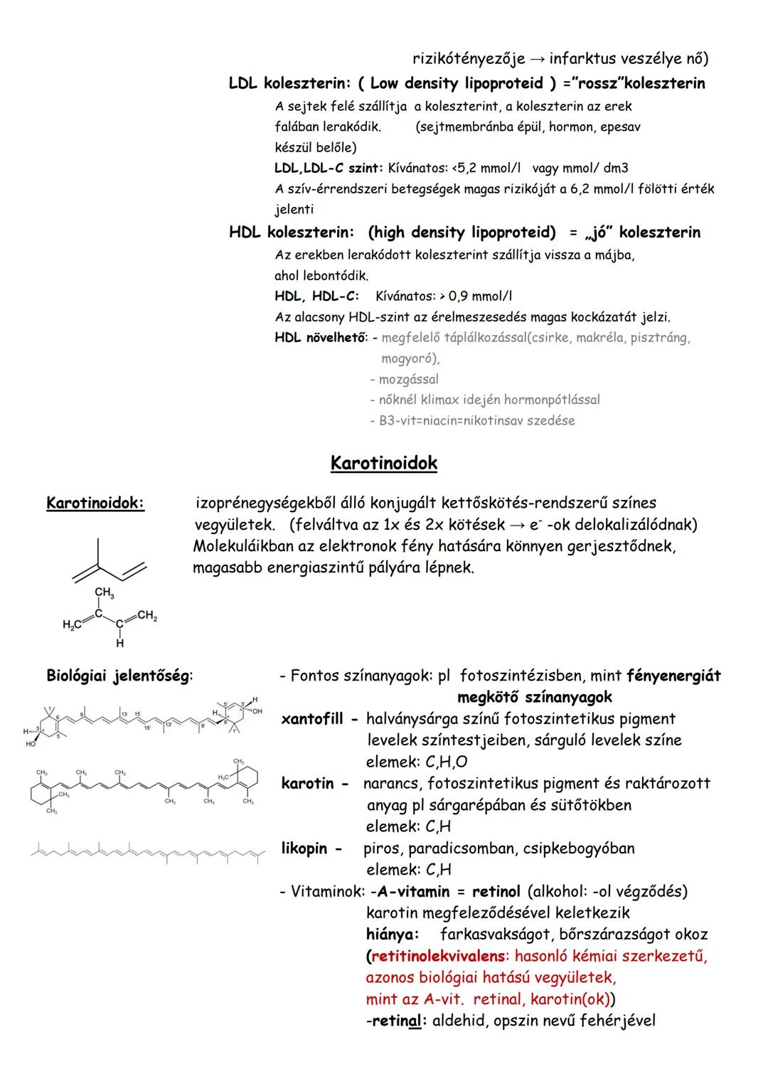 ## Lipidek
Lipid:
Olyan vegyület, mely zsíroldószerekben oldódik.
-vegyületcsoport
Közös tulajdonság:
-apoláris osz-ben (benzol, kloroform