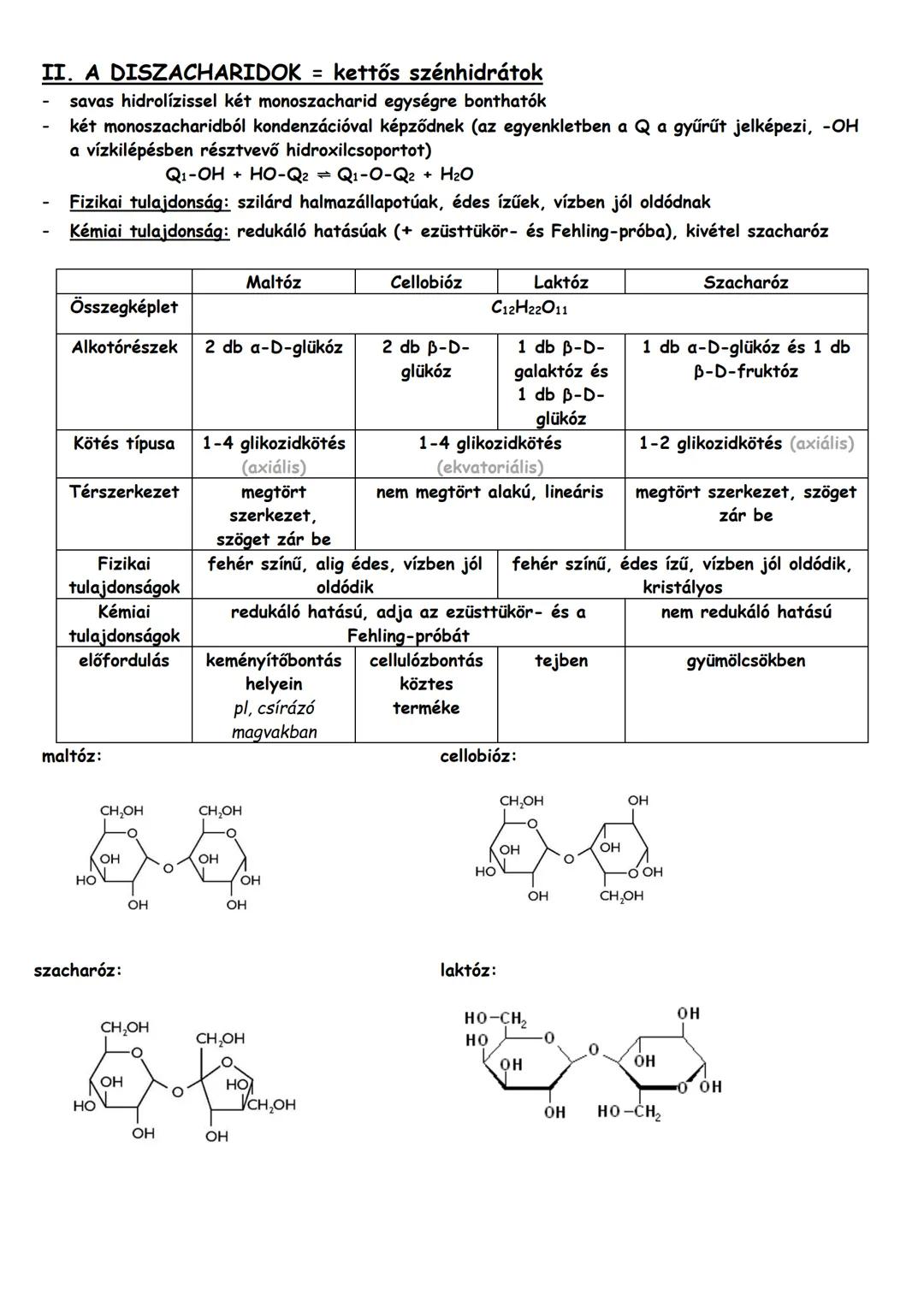 # A SZÉNHIDRÁTOK
https://www.nkp.hu/tankonyv/biologia_9_nat2020/lecke_02_006
**Jellemzők:**
- C,H,O található a molekuláikban
- Polihidro
