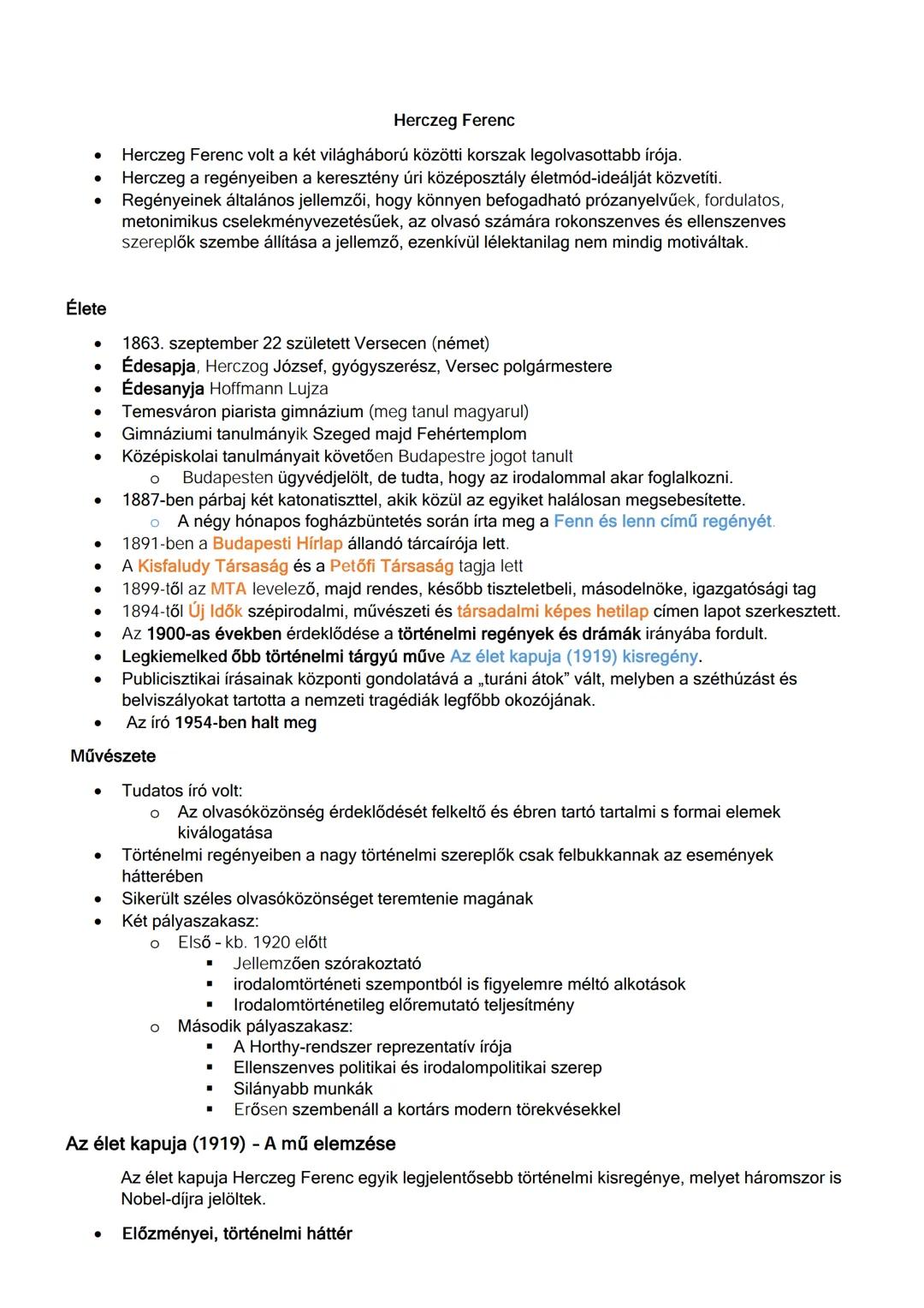 ## Herczeg Ferenc
* Herczeg Ferenc volt a két világháború közötti korszak legolvasottabb írója.
* Herczeg a regényeiben a keresztény úri kö