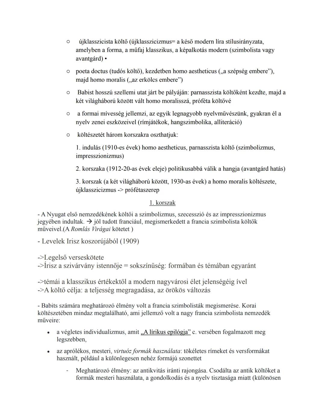## Életrajzi:
Babits Mihály:
- Született: 1883, Szekszárd, katolikus családban
- tanulmányait Pécsen végezte, Szekszárdon érettségizett 19