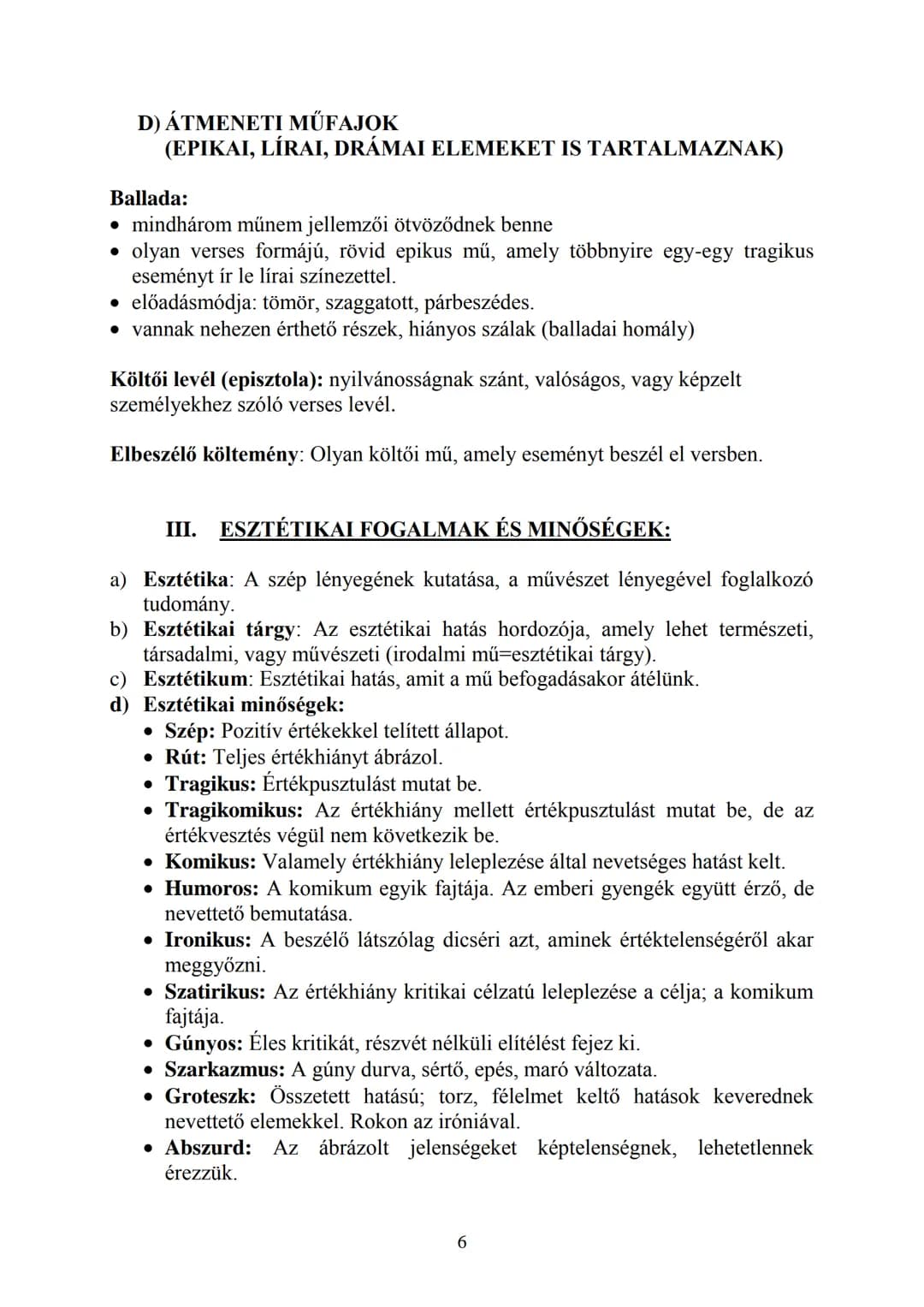 # I.
# ALAPFOGALMAK
2007.09.12.
1. alkalom
IRODALOM
A MŰNEMEK ÉS A MŰFAJOK RENDSZEREZÉSE
Műnem: Olyan irodalmi kategória, melybe különfél