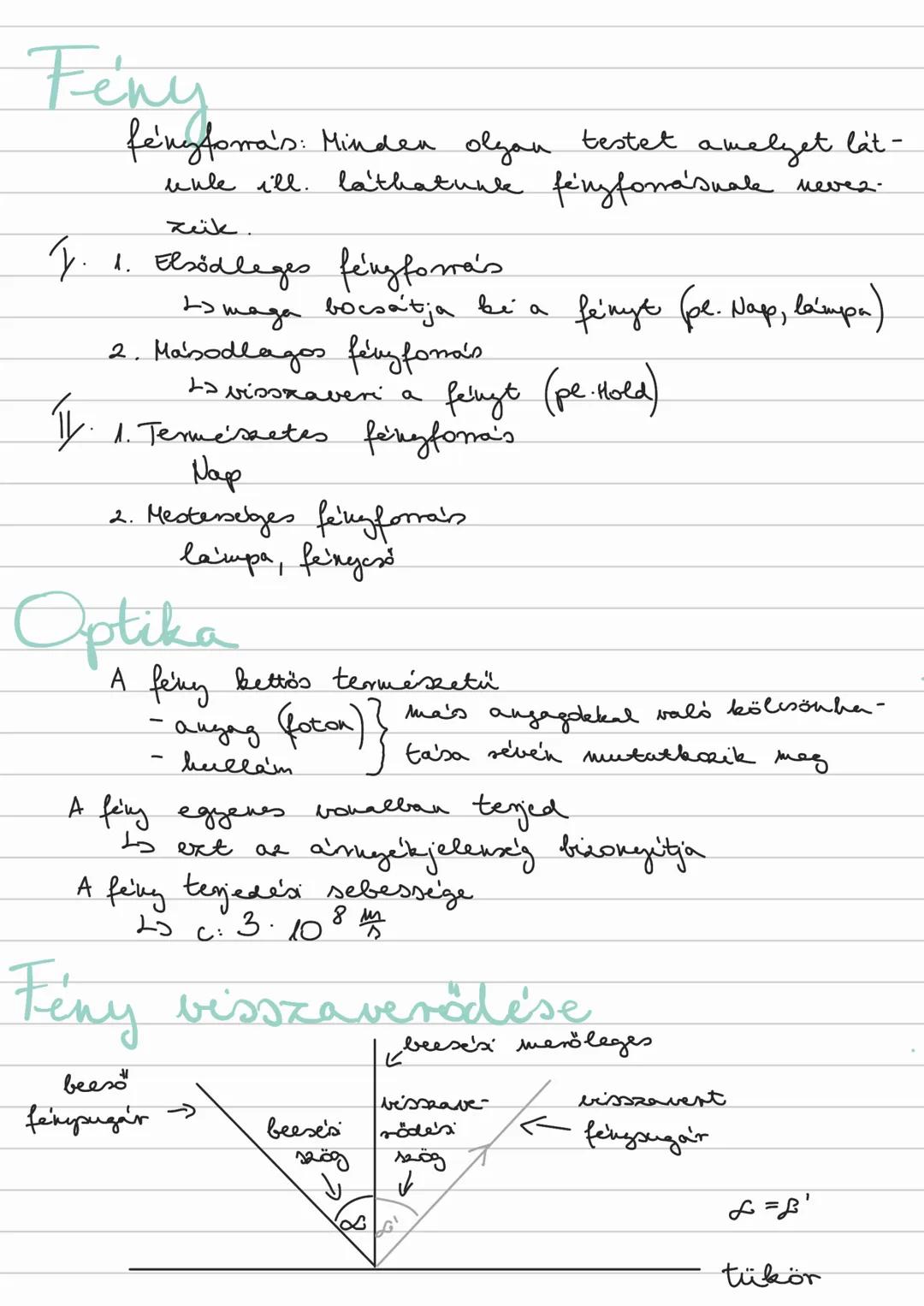 Fény
fényforma's: Minden olyan testet amelyet lát-
unk ill. láthatunk fényfonásuale nevez.
Zük
I. 1. Elsődleges fényfonás
> maga bocsátja be