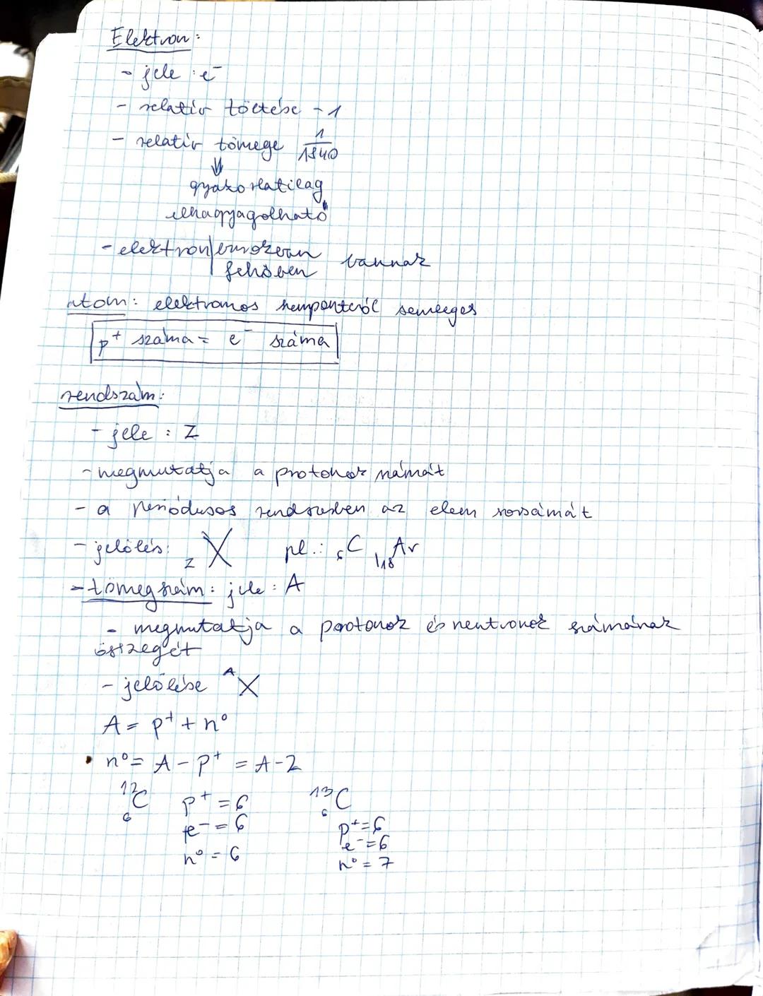 Az atom szerkezete
09.13
- atom → atomosz → oszthatatlan
Demokritosz kr.e.
- Meghatározás
- az atom az anyag legkisebb része, amely kémiai
ú
