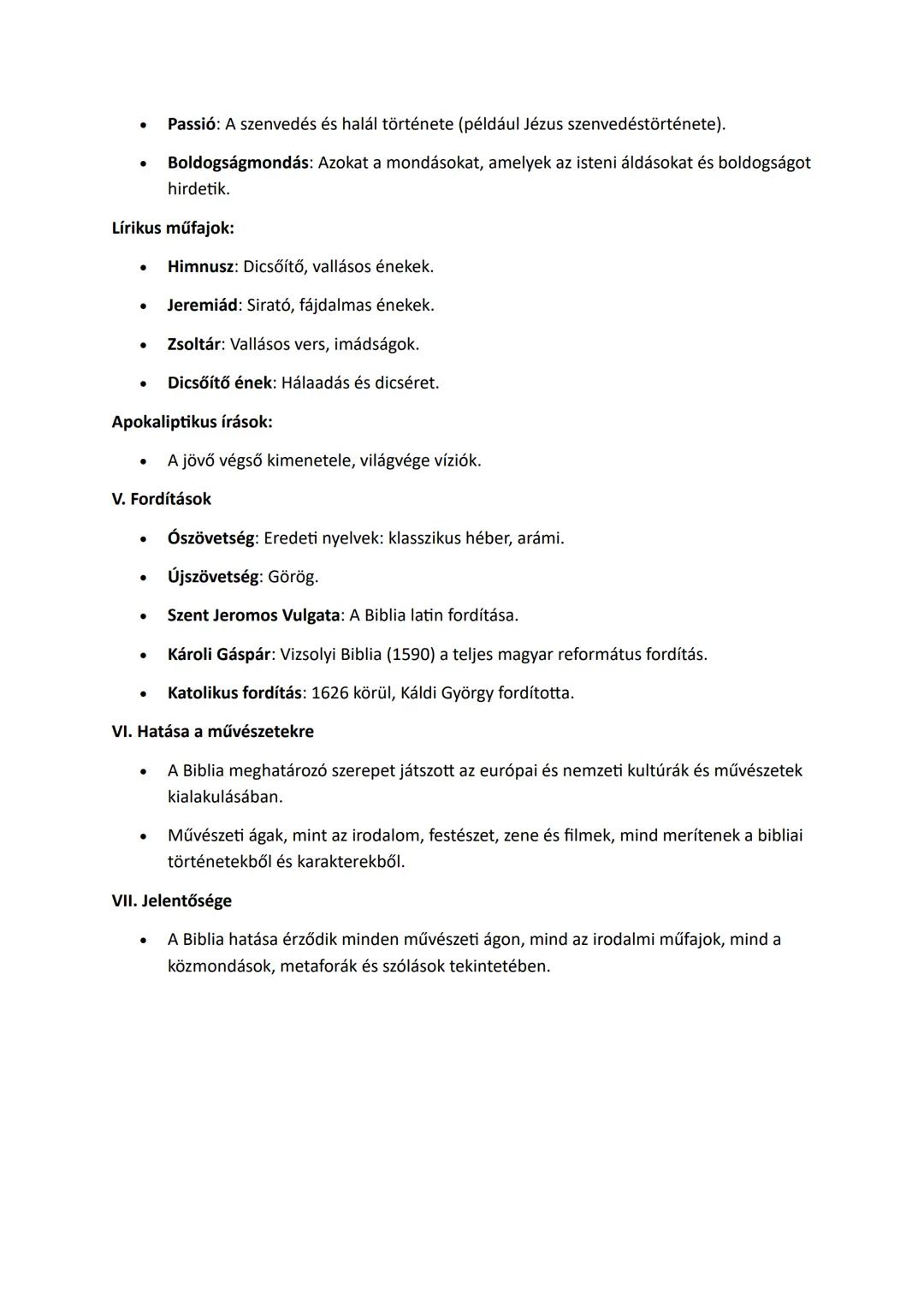 A BIBLIA
I. Meghatározás
* A Biblia a zsidó és keresztény vallás szent szövegeinek kanonizált gyűjteménye.
* Kánon: A vallási közösség által