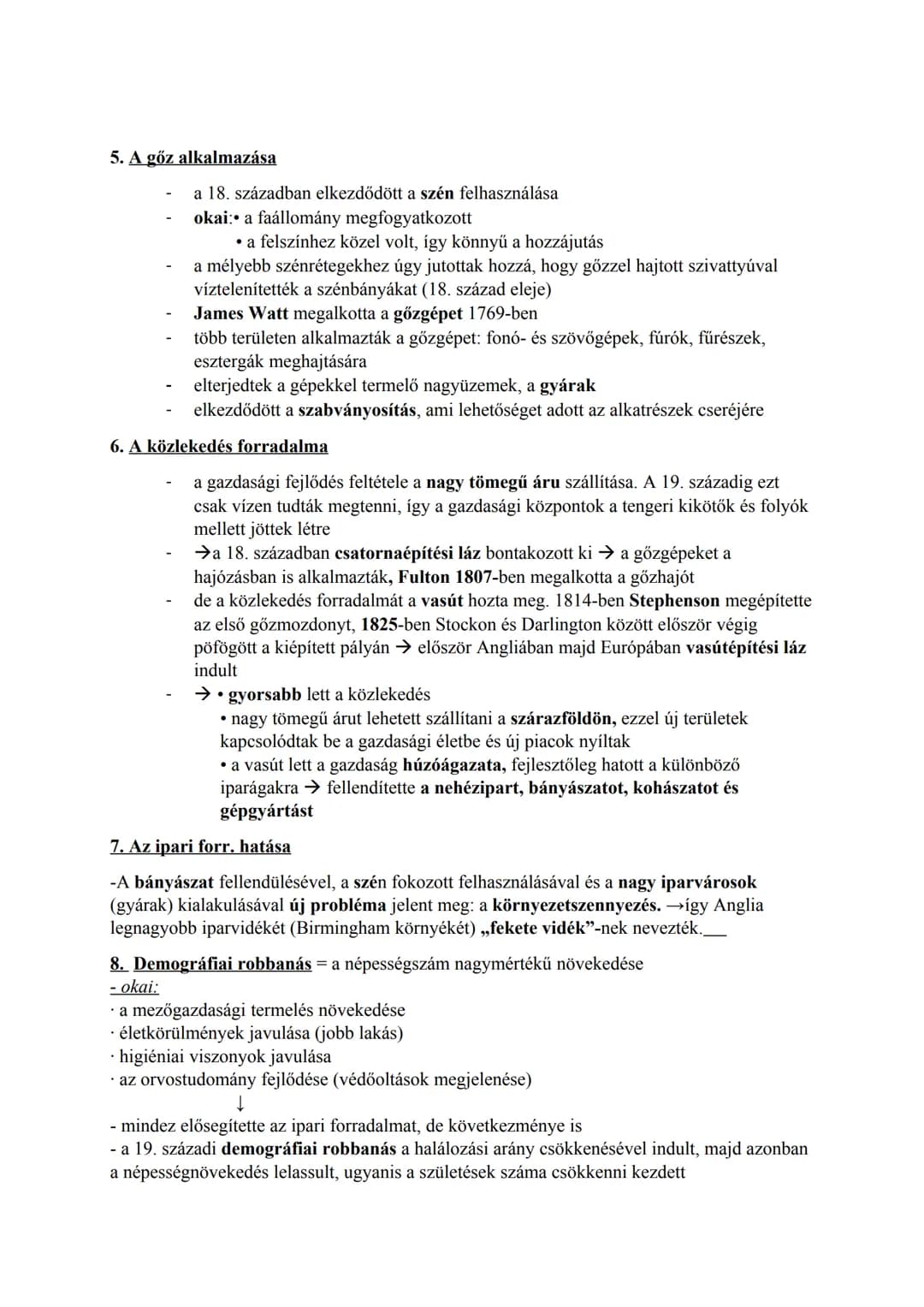 ## AZ IPARI FORRADALOM HULLÁMAI
## Az első ipari forradalom és következményei
### 1. Az ipari forradalom fogalma
Az 1780-as években Angli