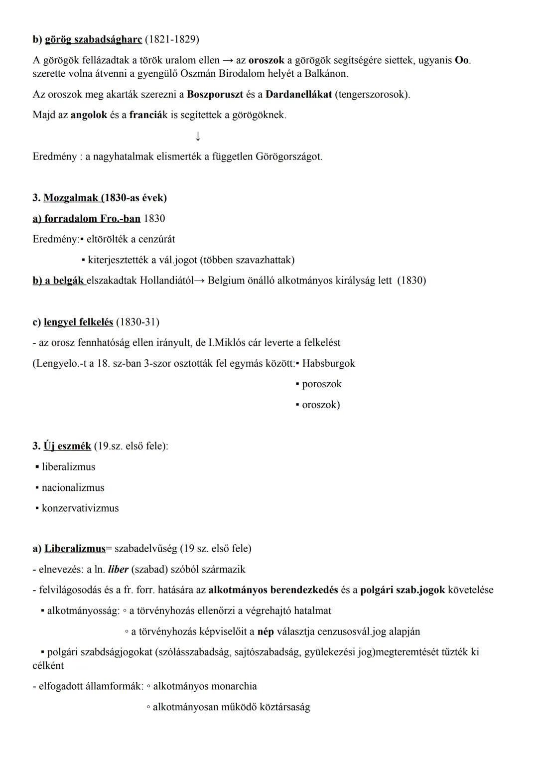 ## Liberalizmus, nacionalizmus és konzervativizmus
1. A bécsi kongresszus és a Szent Szövetség
1814-15
1815
-a napóleoni háborúk után a