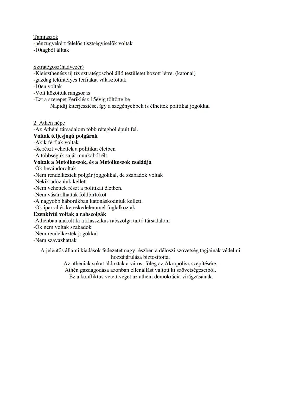 7.Az athéni demokrácia működése
Athén polisza a Peloponnészoszi félszigeten helyezkedik el
Athéni demokrácia a Kr.e. 5században alakult ki.