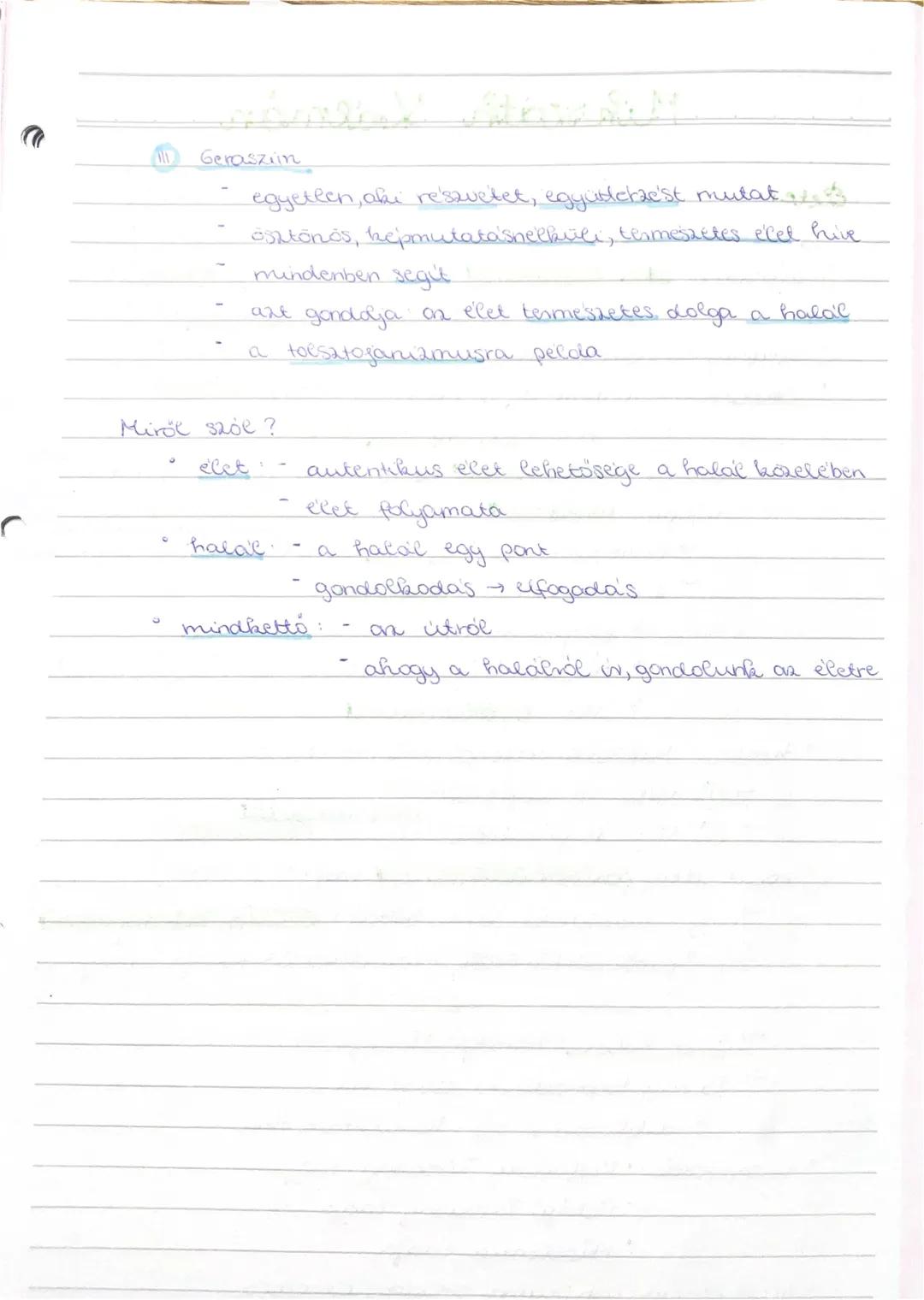 ## Lev Nyikolajevics Tolsztoj
**Élete:**
* Született: 1828, Jasznaja Poljana - Főnemes
* nemesi származás → grófi cím
* kitűnő nevelés, ko