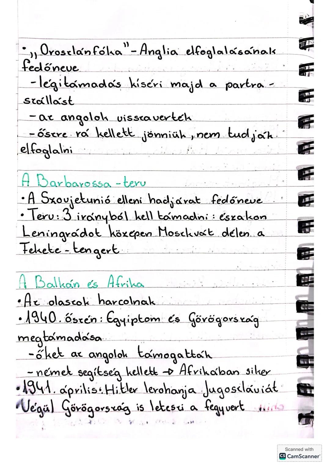 A II. VILÁGHÁBORÚ
A szovjet-német megnemtámadási szerződés.
•Hitler következő célja Lengyelország
•Angol és Francia tárgyalások a szovjetekk