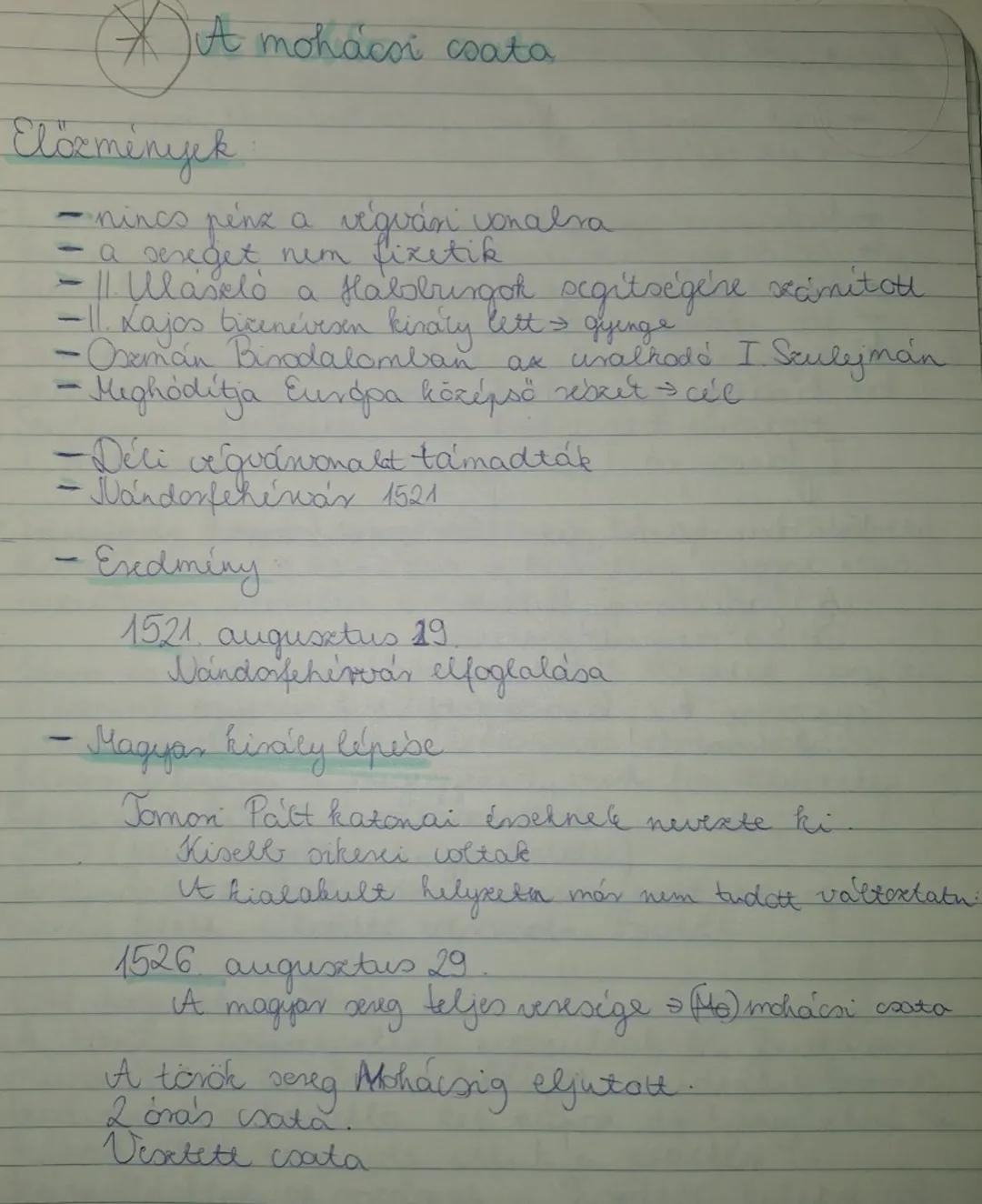 # A mohácsi csata
## Előzmények
- nincs pénz a végvári vonalra
- a sereget nem fizetik
- II.László a Habsburgok segítségére számított
- Káp
