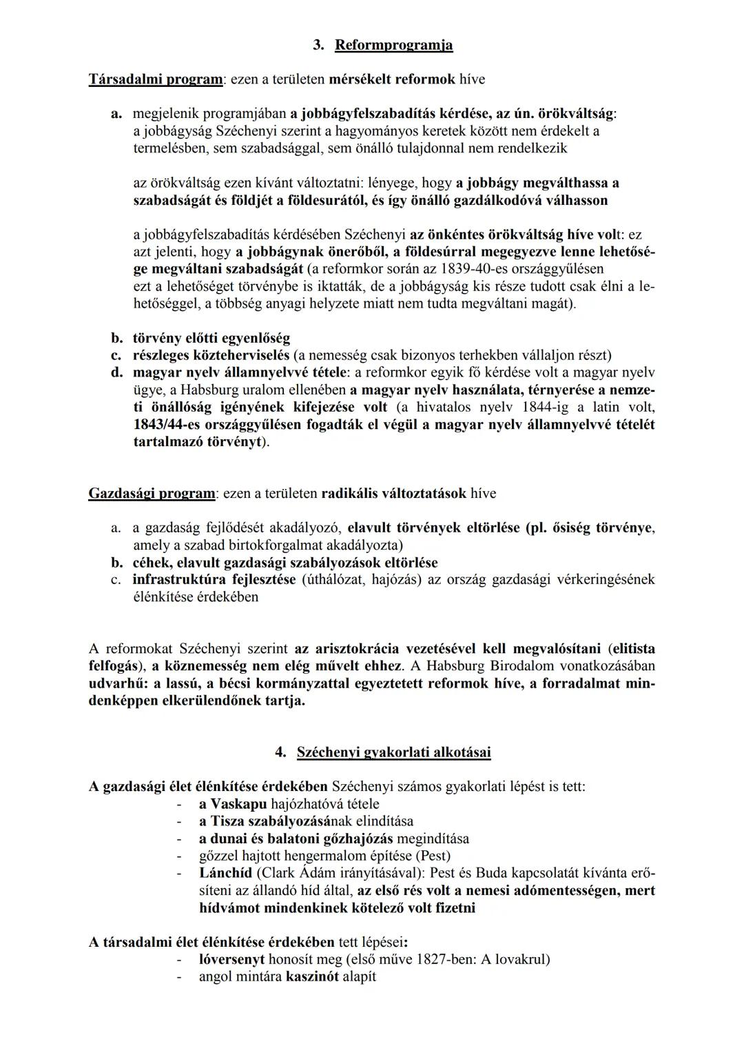 A reformkor, Széchenyi István és Kossuth Lajos
1. A reformkor általános jellemzői
Időszaka: Magyarországon az 1830-1848. közötti időszak
Cél