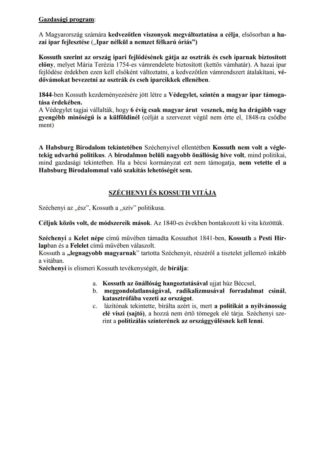 A reformkor, Széchenyi István és Kossuth Lajos
1. A reformkor általános jellemzői
Időszaka: Magyarországon az 1830-1848. közötti időszak
Cél