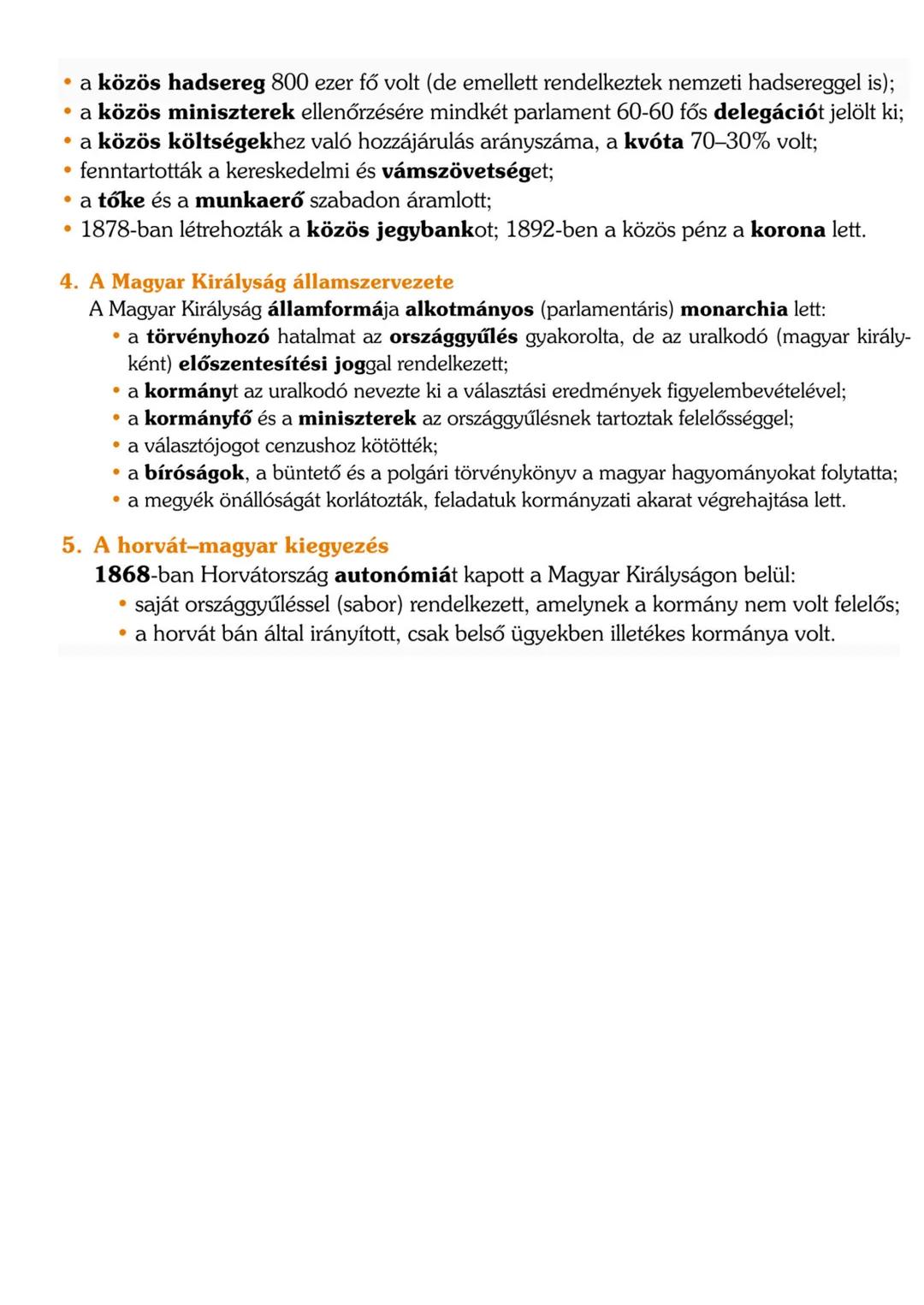 A dualizmus kora
A kiegyezés okai, a közös ügyek, a magyar államszervezet
1. Előzmények
Beolvasztási kísérlet
• Haynau katonai diktatúráját