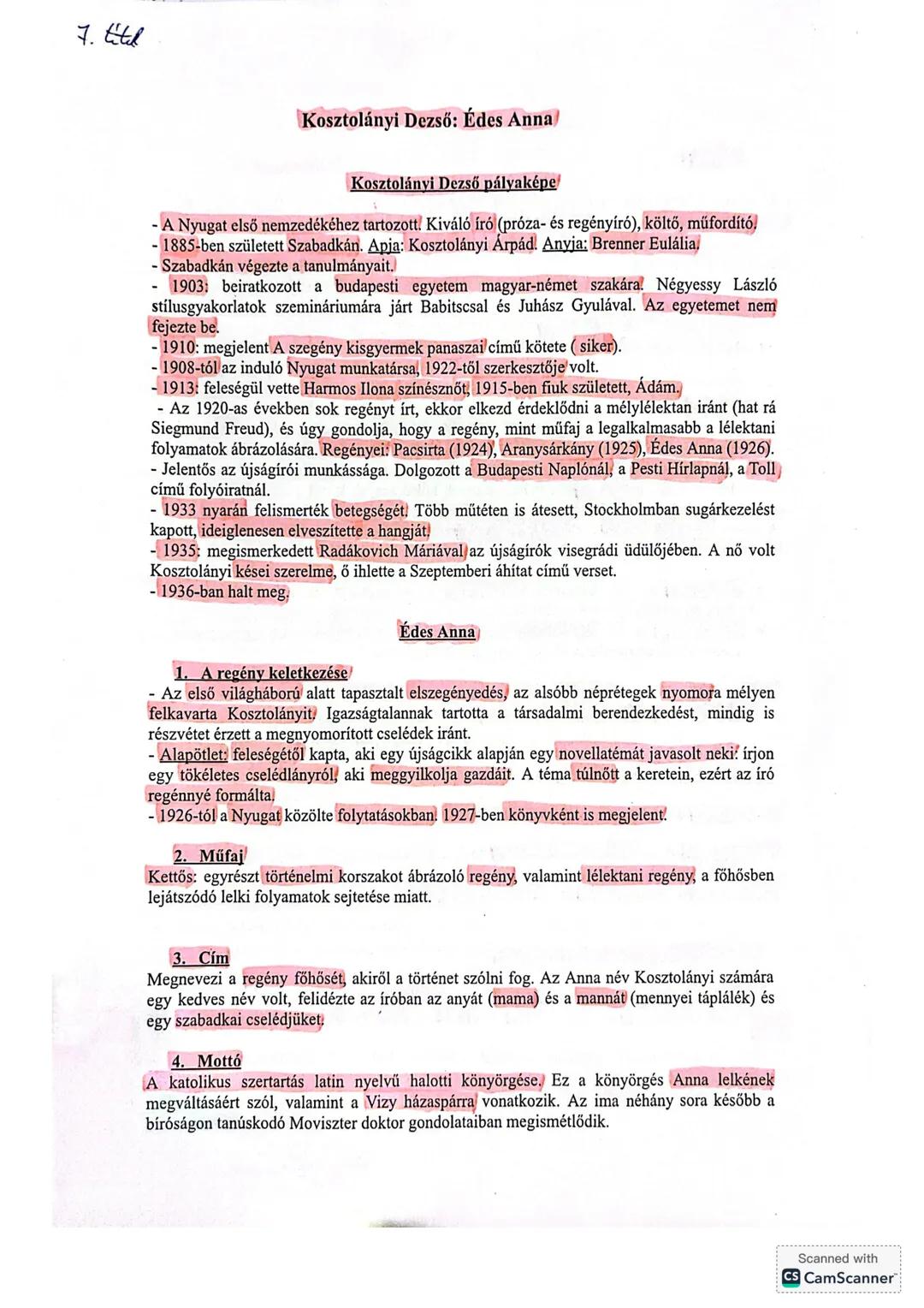 - A Nyugat első nemzedékéhez tartozott. Kiváló író (próza- és regényíró), költő, műfordító,
- 1885-ben született Szabadkán. Apja: Kosztolány