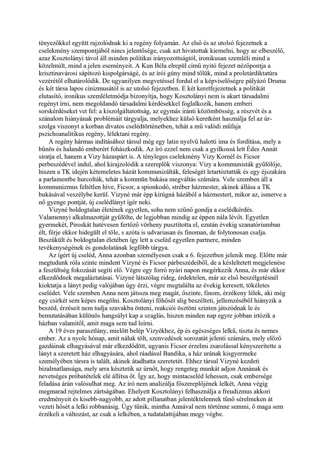 ## Kosztolányi Dezső: Édes Anna
Kosztolányi Dezső 1885. március 29-én született Szabadkán. Apja Kosztolányi Árpád, a
helybéli gimnázium mat