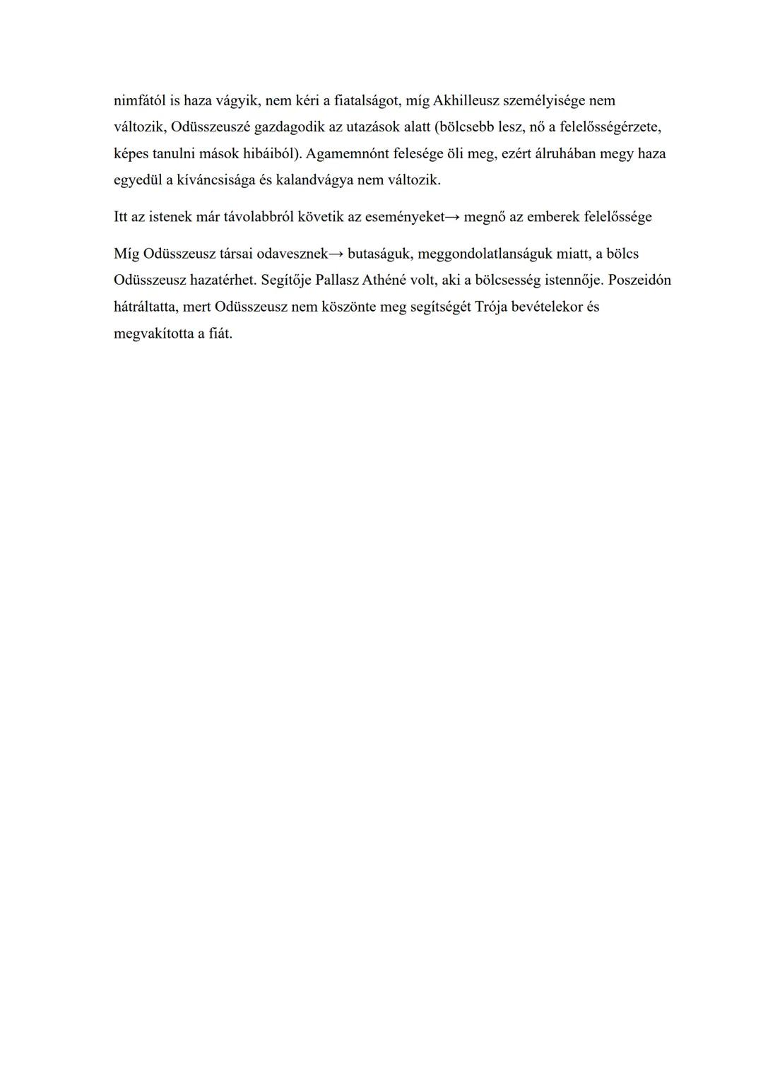 ## Homéroszi eposzok
### Eposz műfaji jellemzői:
* Verses formájú, nagyepikai műfaj, hexameterekben íródott, témája magasztos, hősei rendk