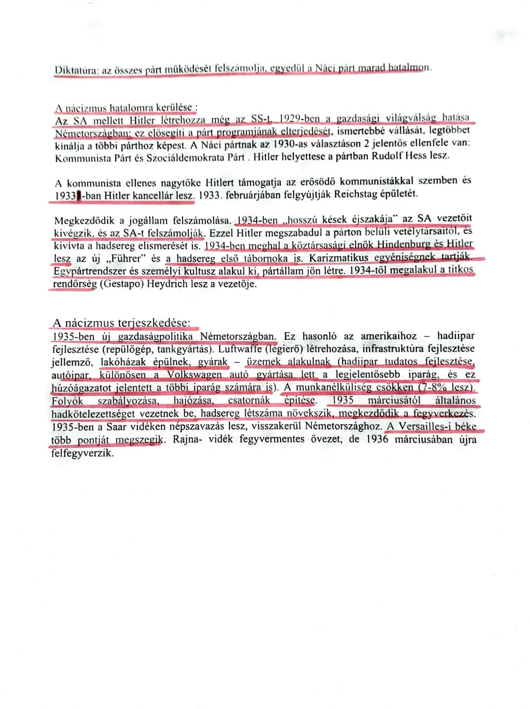 ## Nácizmus jellemzői és a náci párt hatalomra kerülése
1919-ben Németország köztársaság lesz Weimar központtal (11. Vilmos 1918. nov. 9-én