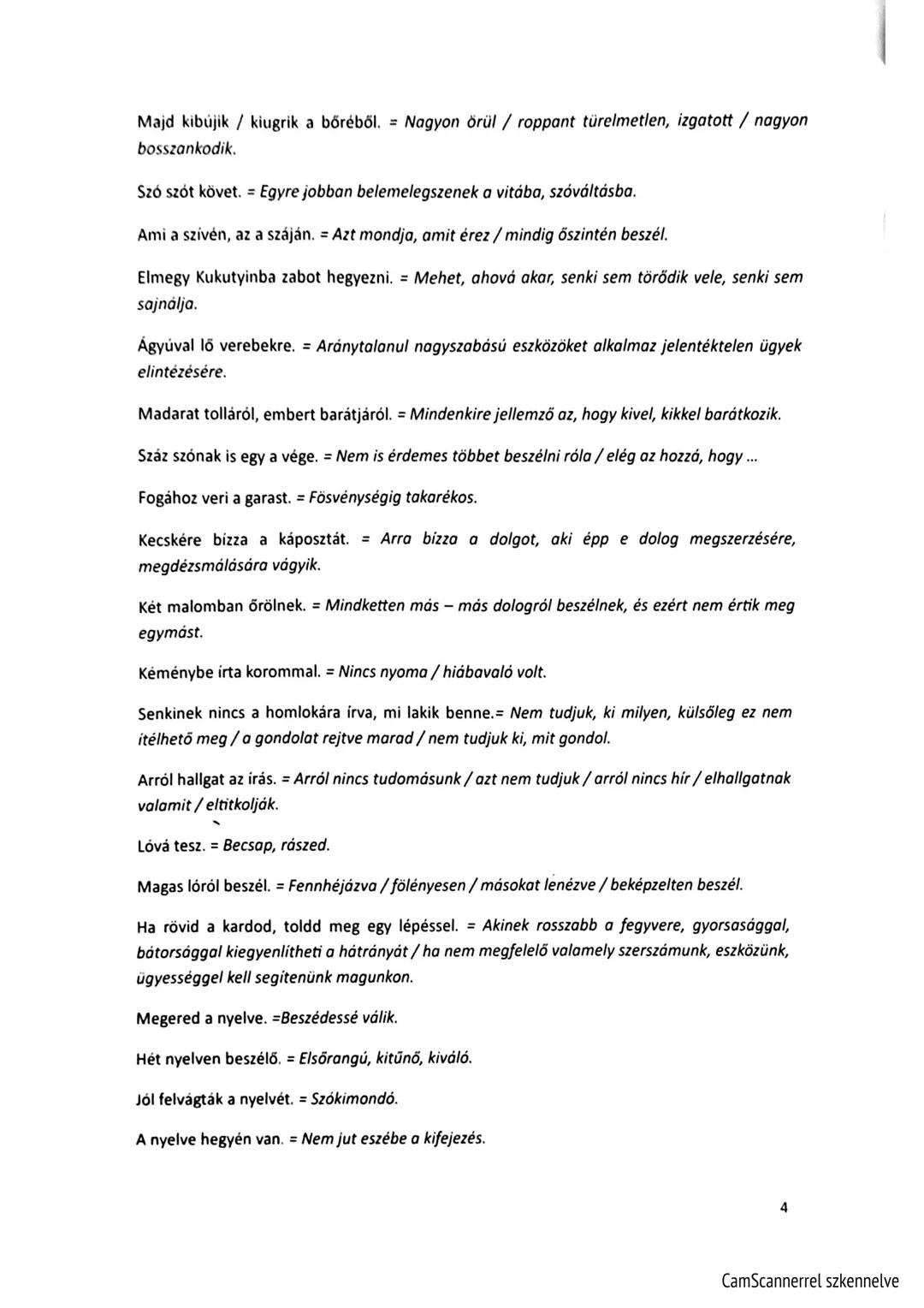 # KÖZMONDÁSOK, SZÓLÁSOK, ÁLLANDÓ KIFEJEZÉSEK ÉS JELENTÉSÜK A
# KÖZÉPISKOLAI FELVÉTELI FELADATOKBAN
Bakot lő. Hibát követ el.
Már csak ez h