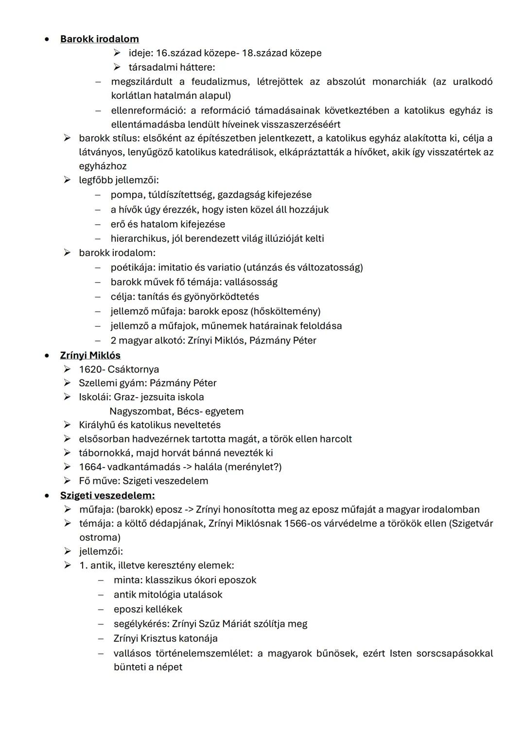 - Barokk irodalom
➤ ideje: 16.század közepe- 18.század közepe
➤ társadalmi háttere:
- megszilárdult a feudalizmus, létr