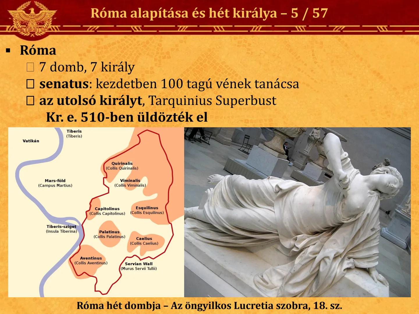 # Civilizáció ÉS ÁLLAMSZERVEZET AZ ÓKORBAN
# POLITIKA AZ ÓKORI RÓMÁBAN:
## KÖZTÁRSASÁG ÉS EGYEDURALOM ■ Itália
Itália földje – 1/57
☐ Föl