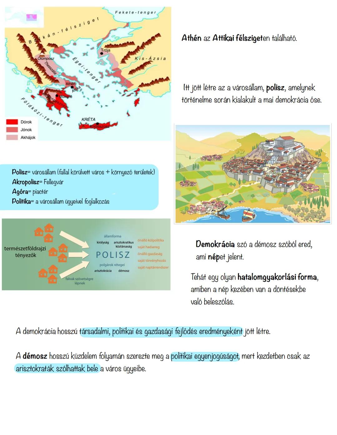 # Athéni
demokrácia # kán-félsziget
Fekete nger
Composz
The
Földközi-tenger
* Dórok
* Jónok
* Akhájok
Trója
Azsia
Égei-tenger
KRÉTA