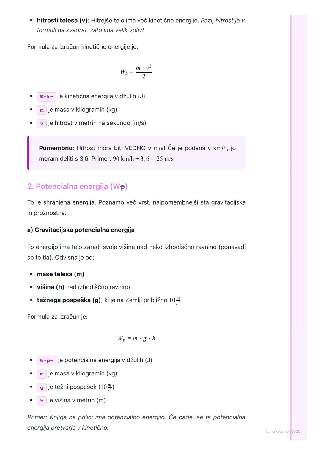 # Energija in njene oblike
Uvod v energijo
Energija je ena od osnovnih fizikalnih količin. V bistvu je to sposobnost telesa,
da opravlja d