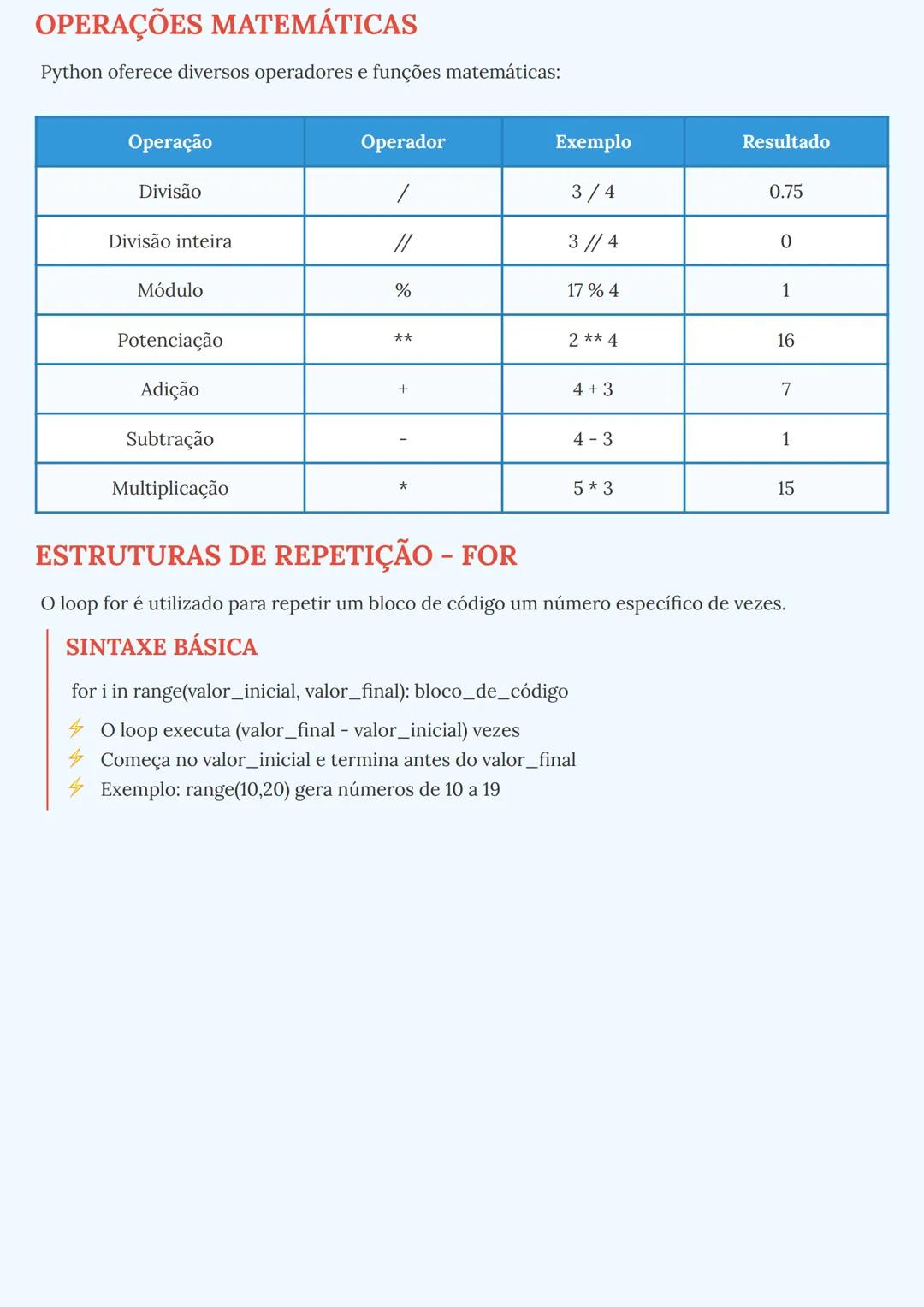 # CONCEITOS BÁSICOS DE PROGRAMAÇÃO EM
PYTHON
## TIPOS DE DADOS BÁSICOS
Em Python, existem diferentes tipos de dados fundamentais que são u
