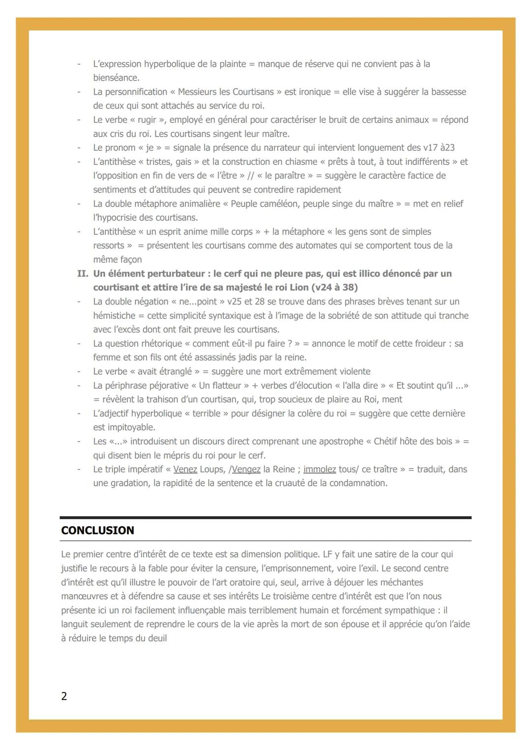 # LES OBSÈQUES DE LA
# LIONNE DE LA FONTAINE
2ème Recueil des Fables de La Fontaine, 17ème siècle
1 à 38
INTRODUCTION
→ Siècle du classici