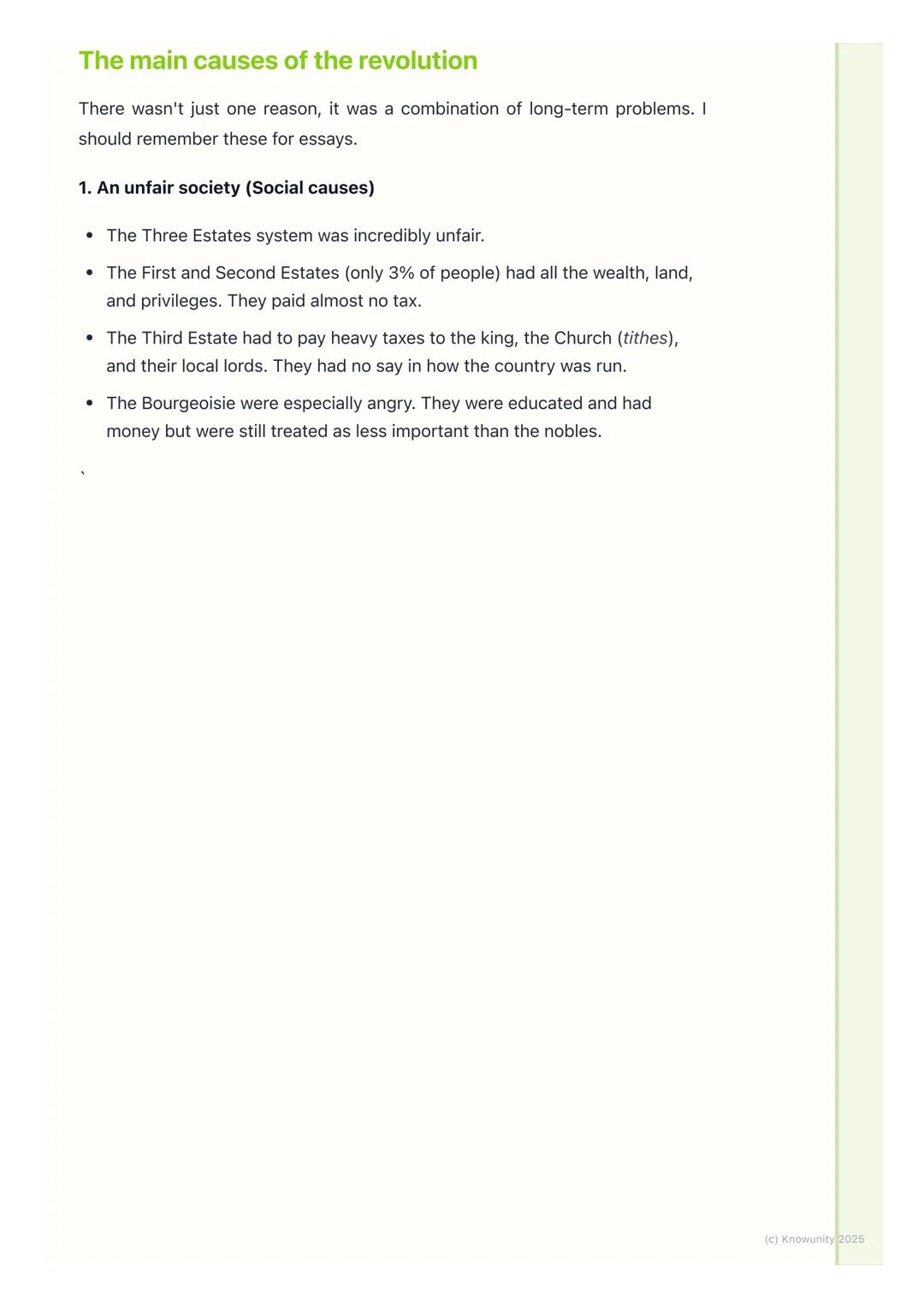 # The French Revolution
An introduction to the revolution
The French Revolution was a period of huge social and political change in
France