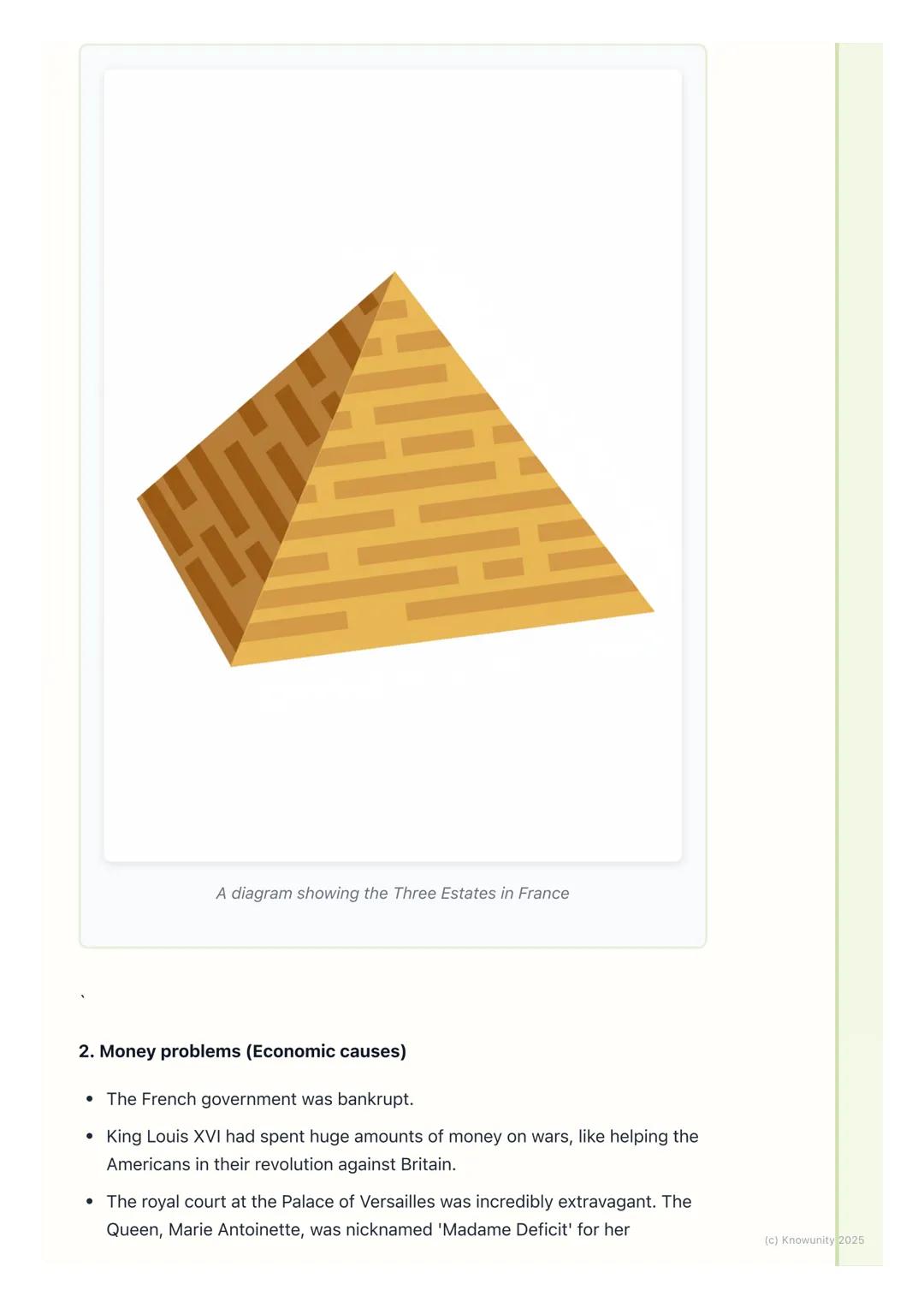 # The French Revolution
An introduction to the revolution
The French Revolution was a period of huge social and political change in
France