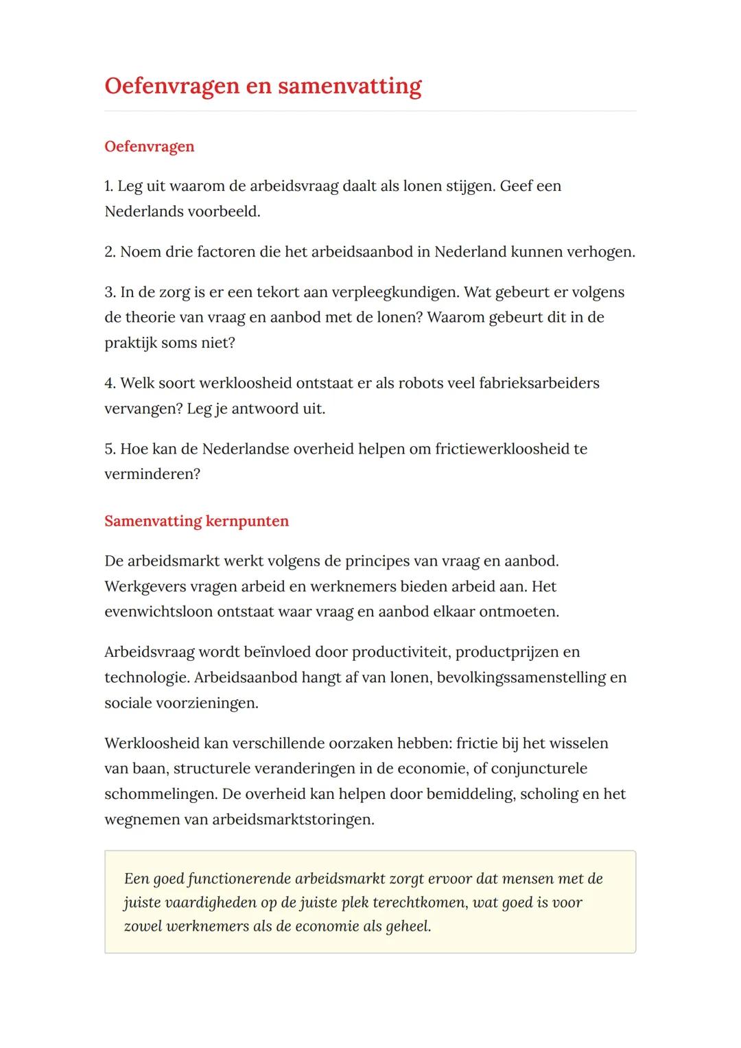 Arbeidsmarkt: vraag en aanbod
in de Nederlandse economie
Hoe vraag en aanbod werken op de Nederlandse arbeidsmarkt
Economie Grade 10 Nethe