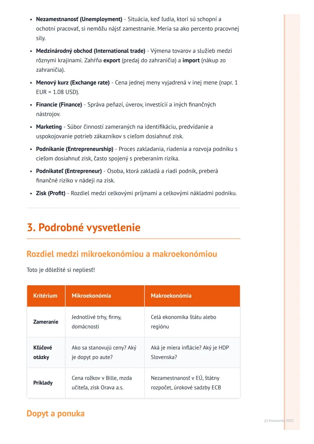 # Ekonomika a Podnikanie
1. Prehľad a úvod
Ekonomika a podnikanie sú témy, ktoré sú pre nás, študentov, naozaj dôležité.
Pomáhajú nám poch