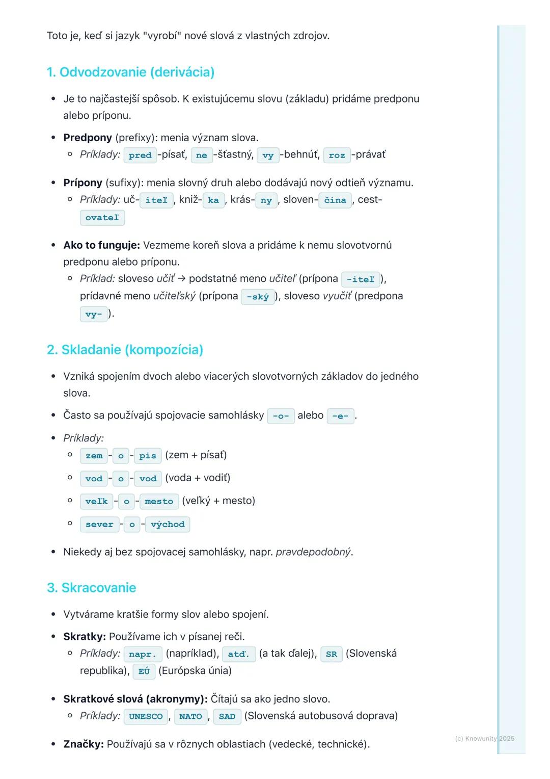 # Obohacovanie slovnej zásoby
## 1. Prehľad obohacovania slovnej zásoby
Takže, dnes sa pozrieme na to, ako sa naša slovná zásoba v slovenč